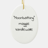 "Manebaden" Keramisch Ornament (Achterkant)