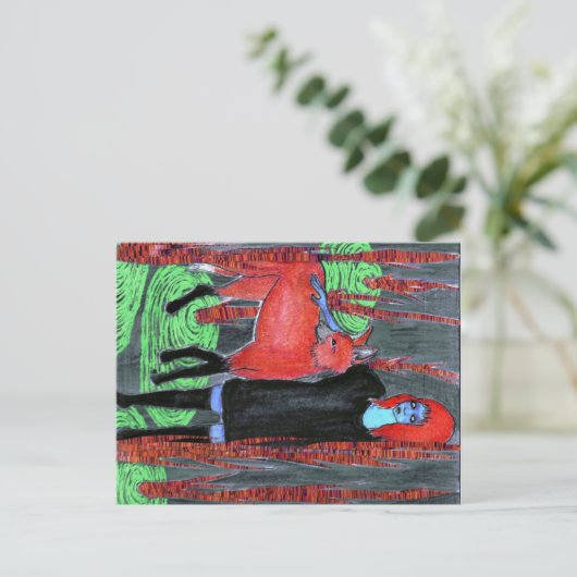 Maned Briefkaart (Staand voorkant)