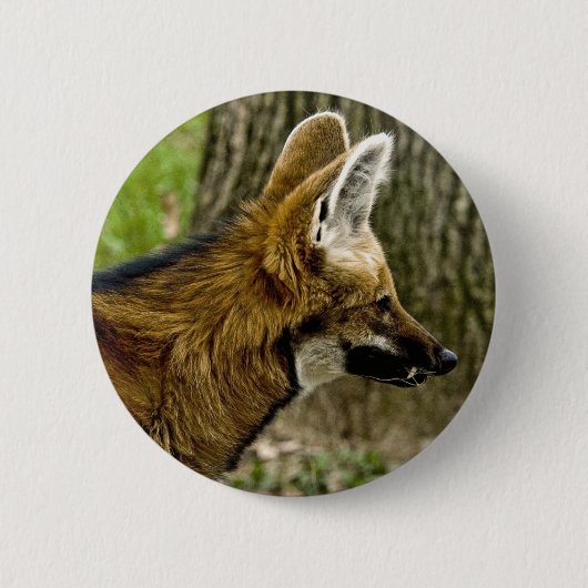 Maned Wolf 1529 Button (Voorkant)