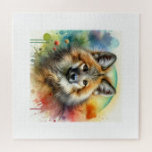 Maned Wolf 210624AREF112 - Watercolor Legpuzzel (Horizontaal)