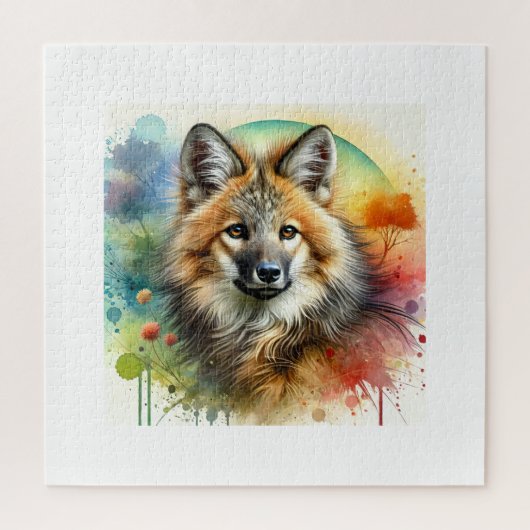 Maned Wolf 210624AREF112 - Watercolor Legpuzzel (Verticaal)
