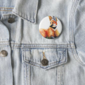 Maned Wolf Button (In situ)