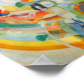 Manège de Cochons | Robert Delaunay Poster (Hoek)