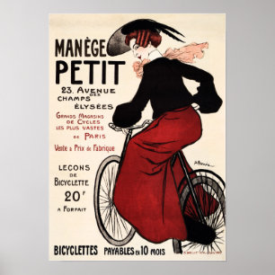 Manege Petit Bicycles Adverteren Poster