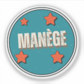 Manège Sticker (Voorkant)