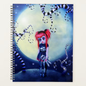 Manekeen in het maanlicht goth-stijl planner (Voorkant)