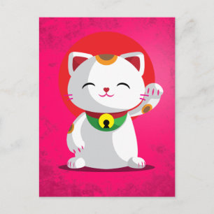 Maneki Neko Briefkaart
