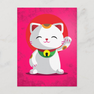 Maneki Neko Briefkaart