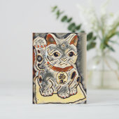 Maneki Neko Briefkaart (Staand voorkant)