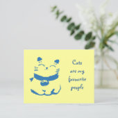 Maneki Neko Briefkaart (Staand voorkant)