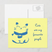 Maneki Neko Briefkaart (Voorkant / Achterkant)