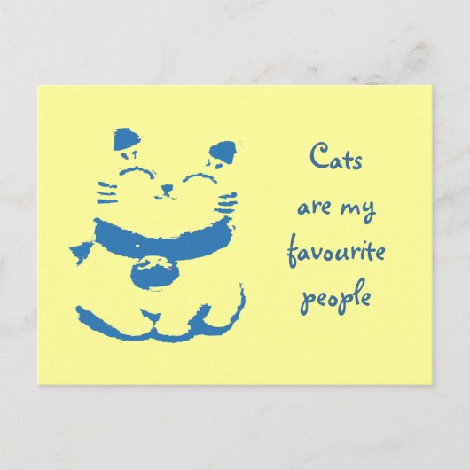 Maneki Neko Briefkaart (Voorkant)