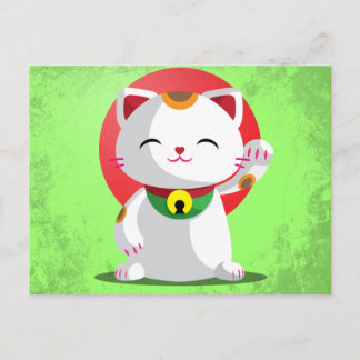 Maneki Neko Briefkaart