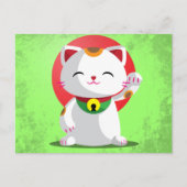 Maneki Neko Briefkaart (Voorkant)