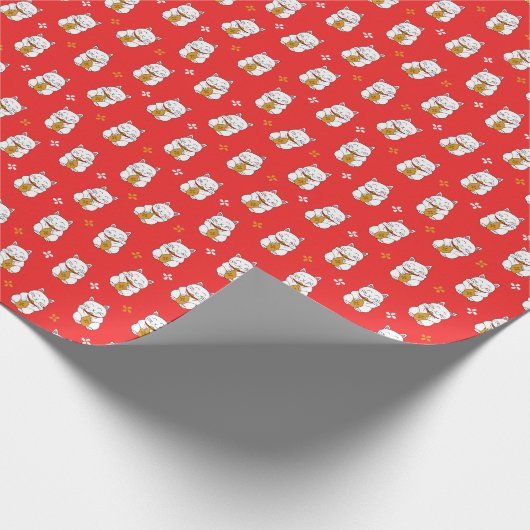 Maneki Neko Cadeaupapier (Hoek)