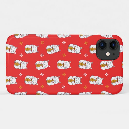 Maneki Neko Case-Mate iPhone Case (Achterkant (horizontaal))