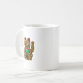 maneki neko cat koffiemok (Voorkant links)
