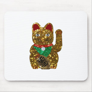maneki neko cat muismat