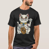Maneki Neko Cat T-shirt (Voorkant)