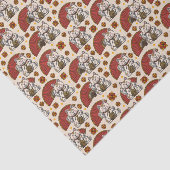 Maneki Neko Cat Tissuepapier (Detail)