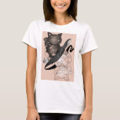 Maneki Neko Cats Succes T-shirt (Voorkant)