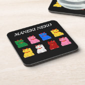 maneki neko drankjes onderzetter (Linkerzijde)