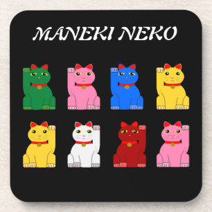 Maneki neko drankjes onderzetter