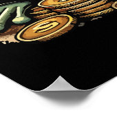 Maneki Neko en Jin Chan - Geluk en voorspoed Poster (Hoek)