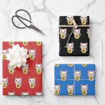 Maneki Neko - Geluks Kat Gemengd