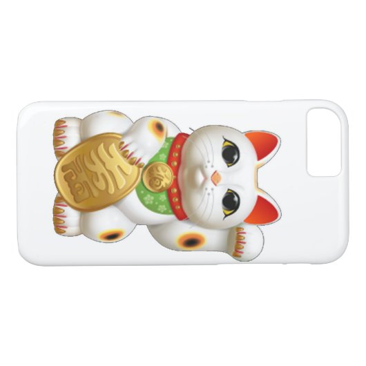maneki-neko gelukskat Case-Mate iPhone case (Achterkant (Horizontaal))