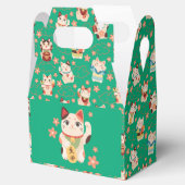 Maneki Neko Gelukskatjes Bedankdoosjes (Geopend)