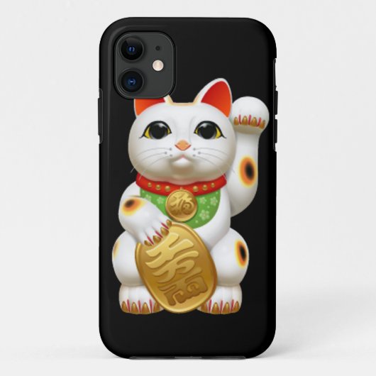 maneki-neko gelukzak japans charme talisman welk Case-Mate iPhone case (Achterkant)