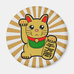Maneki Neko: Golden Lucky Cat Magneet