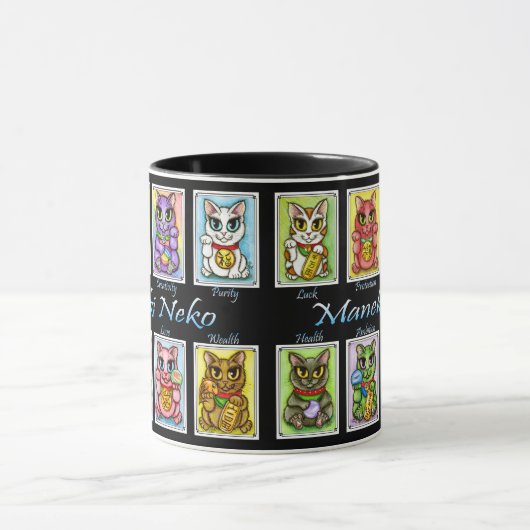 Maneki Neko Good Luck Cats Lucky Cat Mok (Midden)