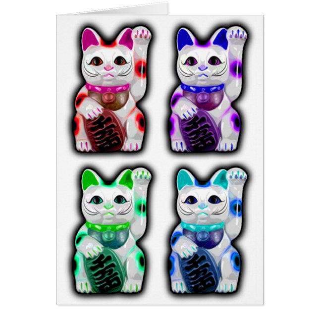 Maneki Neko JAPANESE geld CAT (Voorkant)