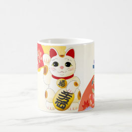 Maneki Neko Japans Fortune Cat Koffiemok