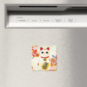 Maneki Neko Japans Fortune Cat Magneet (Insitu (Vaatwasser))