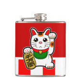 Maneki Neko: Japans Lucky Cat Heupfles (Voorkant)