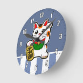 Maneki Neko: Japans Lucky Cat Ronde Klok (Hoek)