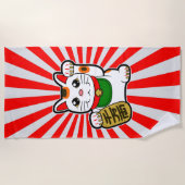Maneki Neko: Japans Lucky Cat Strandlaken (Voorkant)