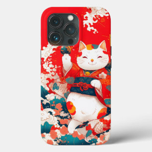 Maneki-Neko, Japanse gelukskat Case-Mate iPhone Case