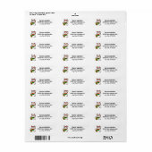 Maneki Neko: Japanse Gelukskat Etiket (Full Sheet)
