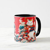 Maneki-Neko, Japanse gelukskat Mok (Voorkant rechts)