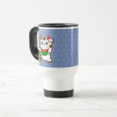 Maneki Neko: Japanse Gelukskat Reisbeker (Voorkant links)