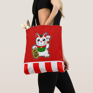 Maneki Neko: Japanse Gelukskat Tote Bag