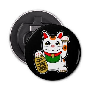Maneki Neko: Japanse Lucky Cat Button Flesopener