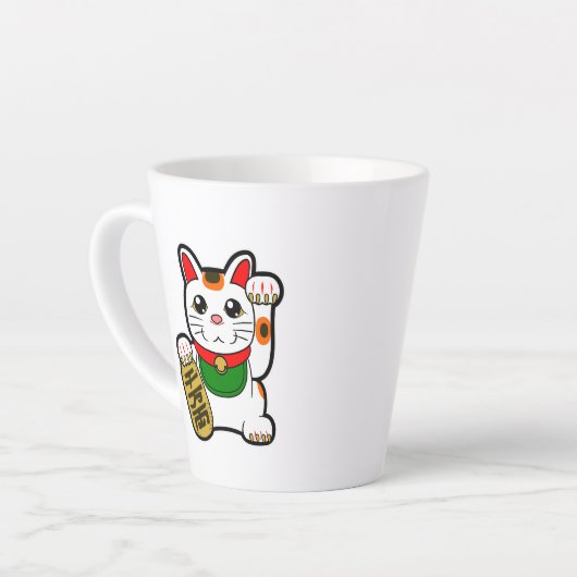 Maneki Neko: Japanse Lucky Cat Latte Mok (Linkerhoek)
