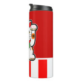 Maneki Neko: Japanse Lucky Cat Thermosbeker (Geroteerd rechts)