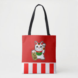 Maneki Neko: Japanse Lucky Cat Tote Bag
