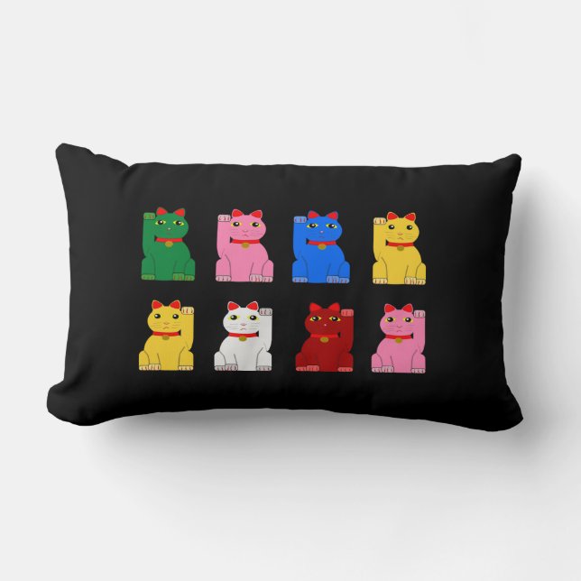 maneki neko kussen (Voorkant)